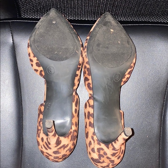 Leopard print high heels with pointy toe - Picture 4 of 4